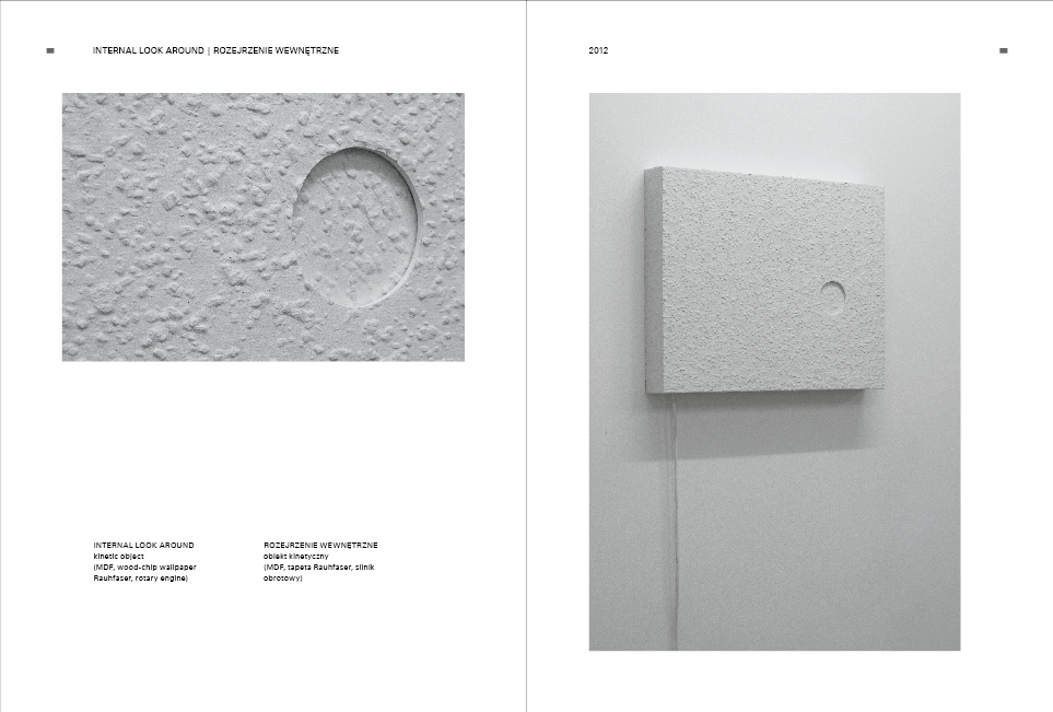 Wojciech Bąkowski, Selected works 2004-2012 / Wybrane prace 2004-2012, fragment książki