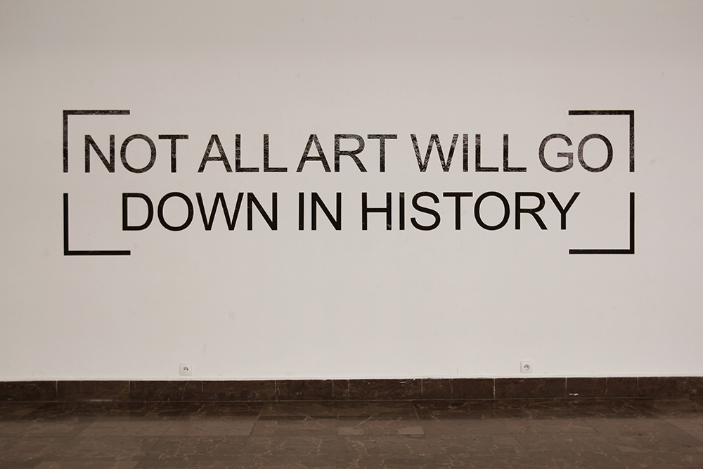 Maria Anwander_Not all art will go down in history