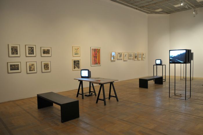 Mapa. Migracje artystyczne a zimna wojna, widok wystawy, Zachęta — Narodowa Galeria Sztuki, 2013