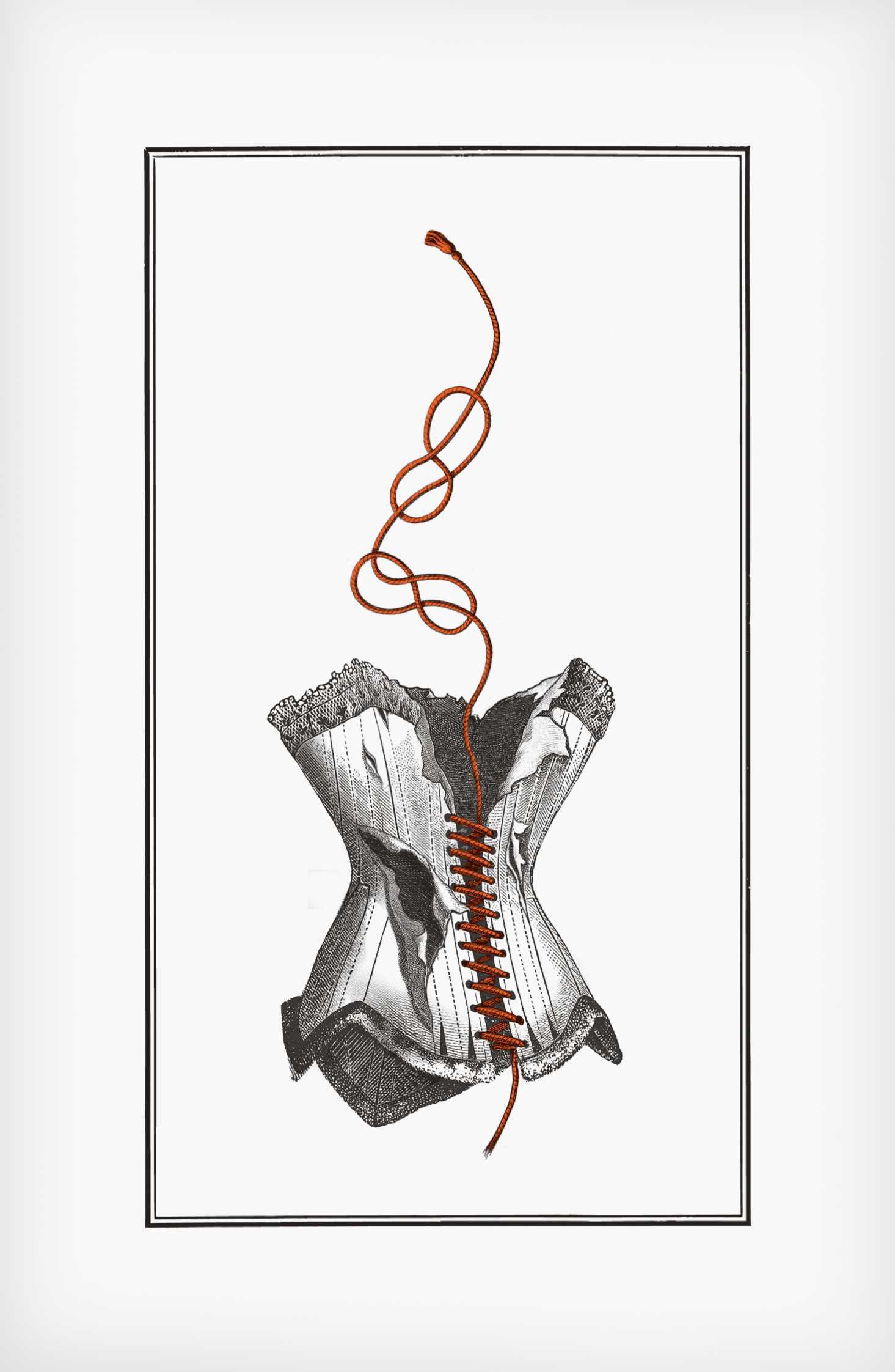 "Przedmiot uszkodzony", ilustracja z książki "Corpus Delicti" Jakuba Mikurdy i Jakuba Woynarowskiego, grafika: Jakub Woynarowski