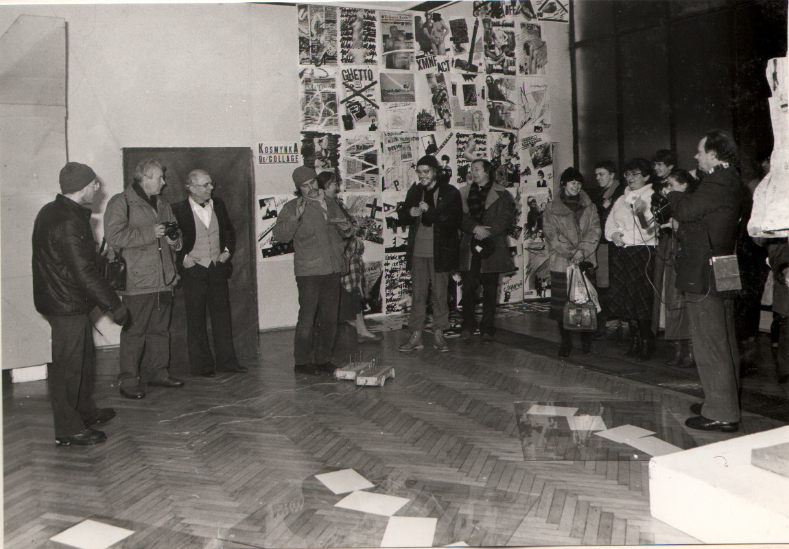  otwarcie I Biennale Sztuki Nowej, 1985 fot. Leszek Krutulski