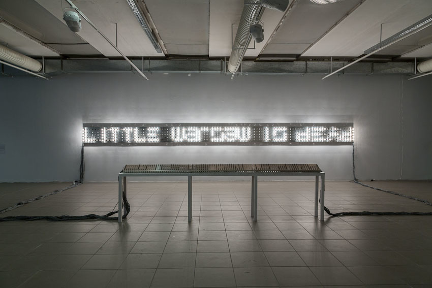 Little Warsaw, "Little Warsaw is dead", 2008, instalacja