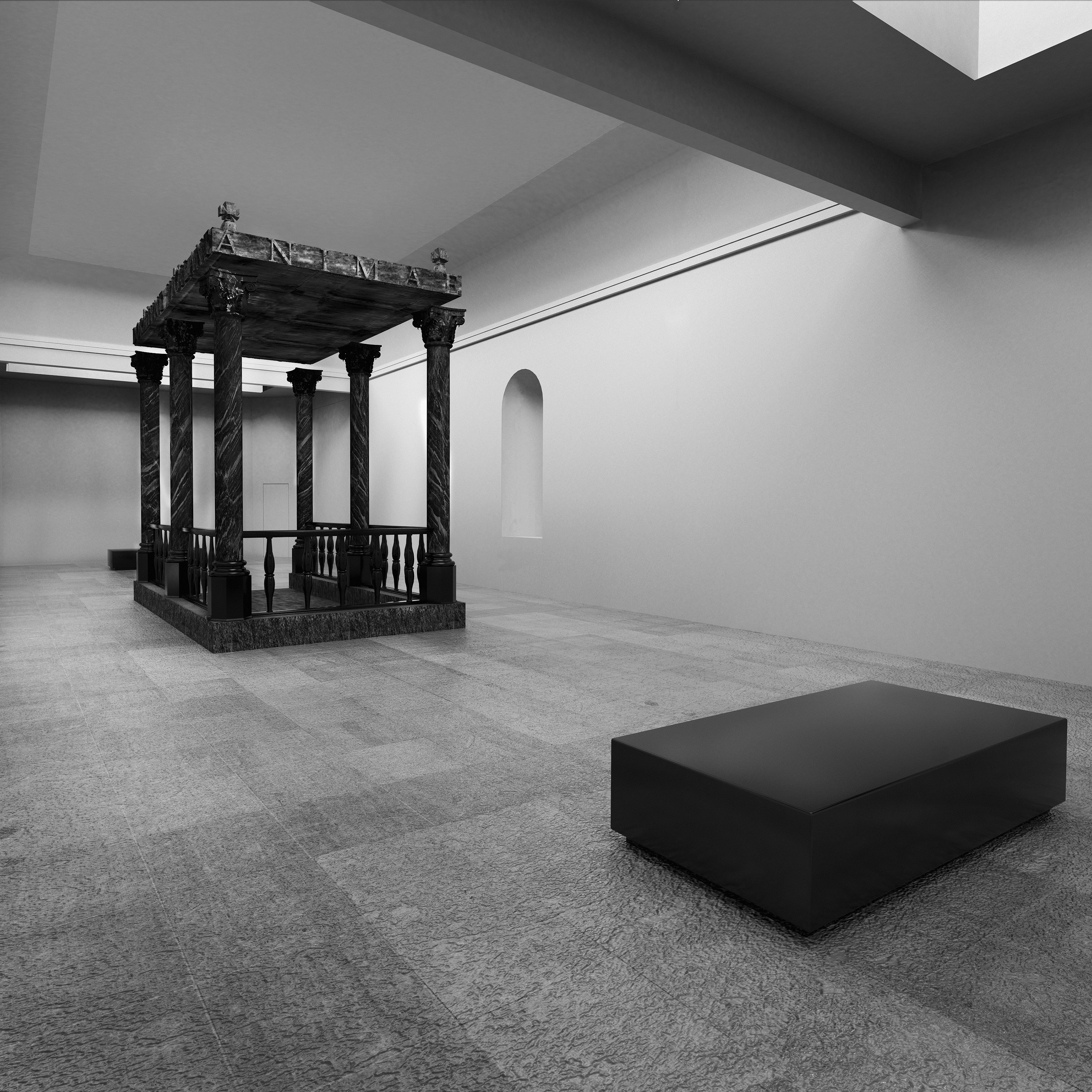 "Figury niemożliwe", wizualizacja wystawy w Pawilonie Polskim w Wenecji, 14. Międzynarodowa Wystawa Architektury, 2014