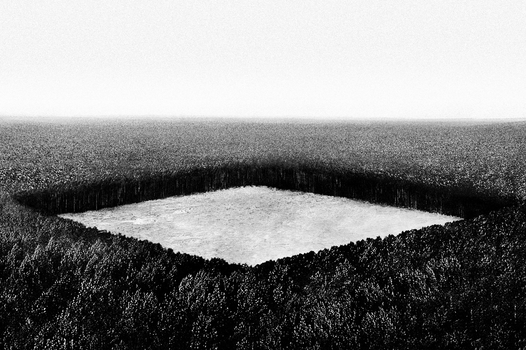 Jakub Woynarowski, "Stalowa Wola (I)", fotomontaż z cyklu "W powietrzu, na lądzie i morzu", 2008