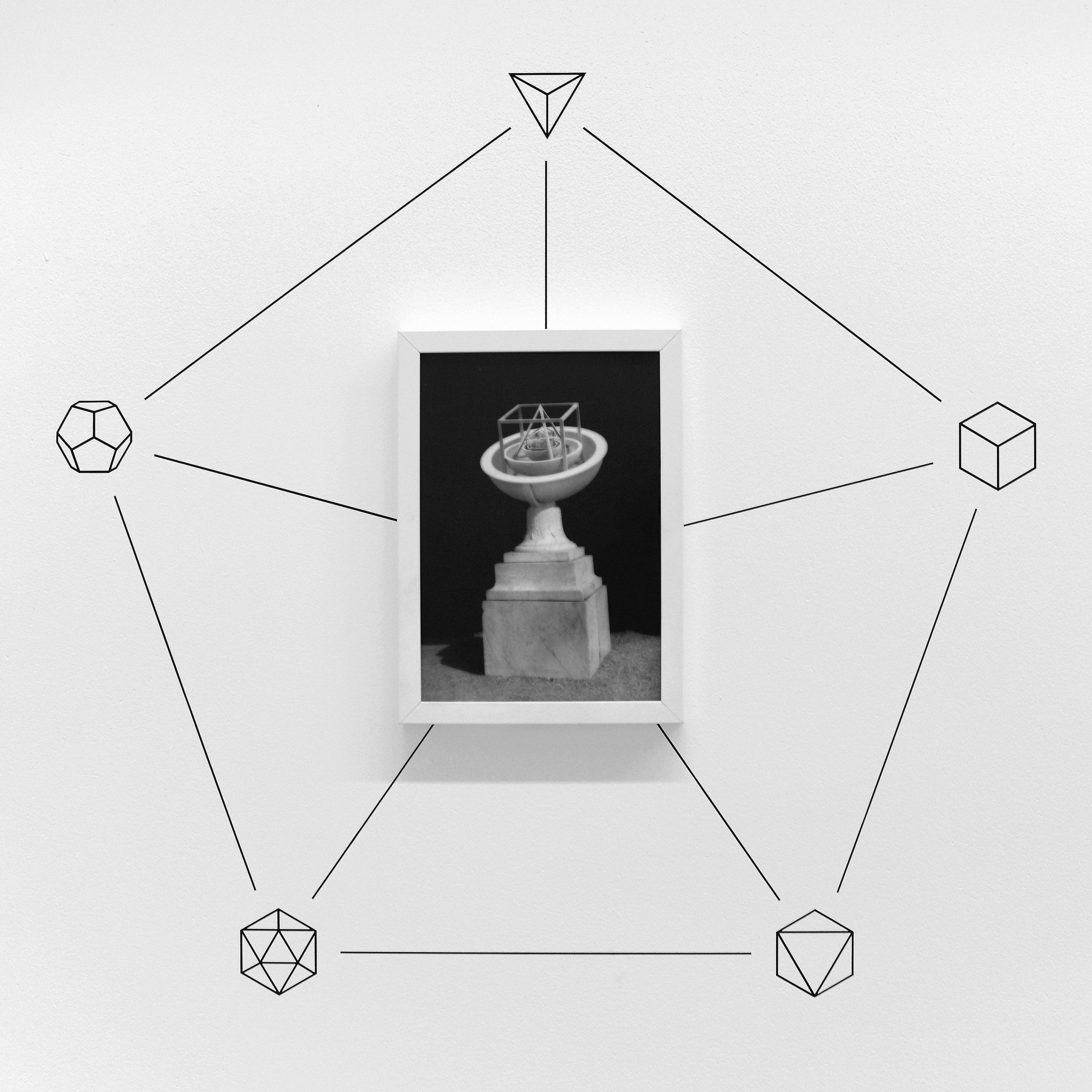 Jakub Woynarowski, "Geometria Sacra: Johannes Kepler", fotomontaż / rysunek, 2013