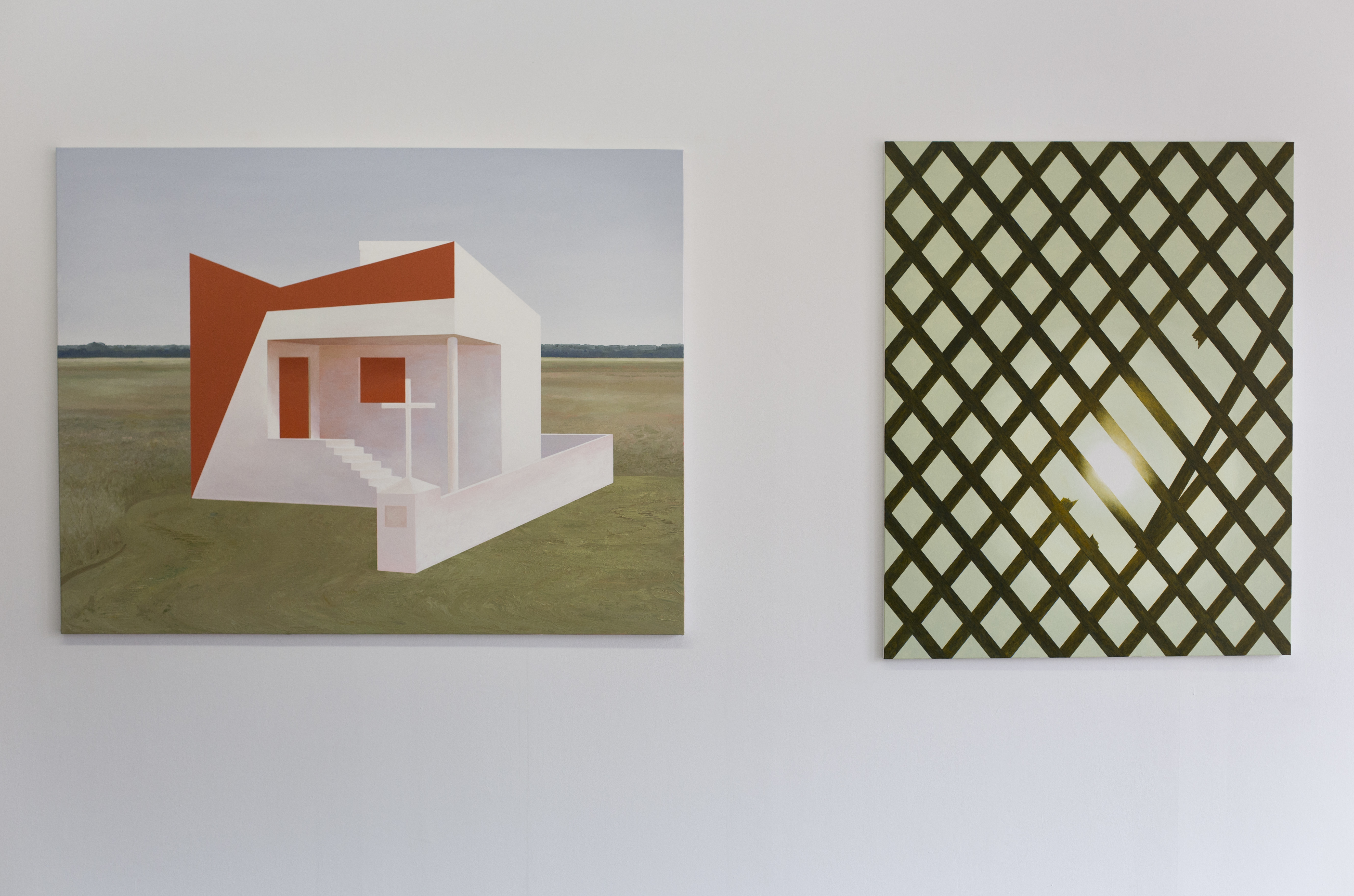 Andrzej Tobis, "Rzeźba: Dom polski", "Działanie w altanie", wystawa "Dowody rzeczowe", 2014, CSW Kronika