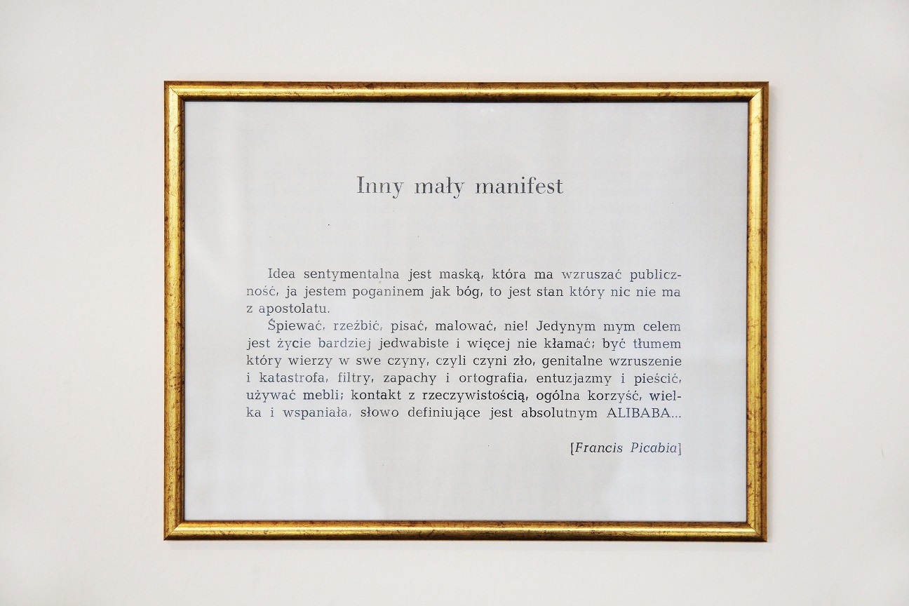 "Inny mały manifest", Francis Picabia