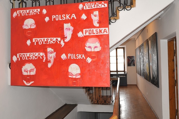 Sztuka w Polsce około r. 1989. , widok na wystawę
