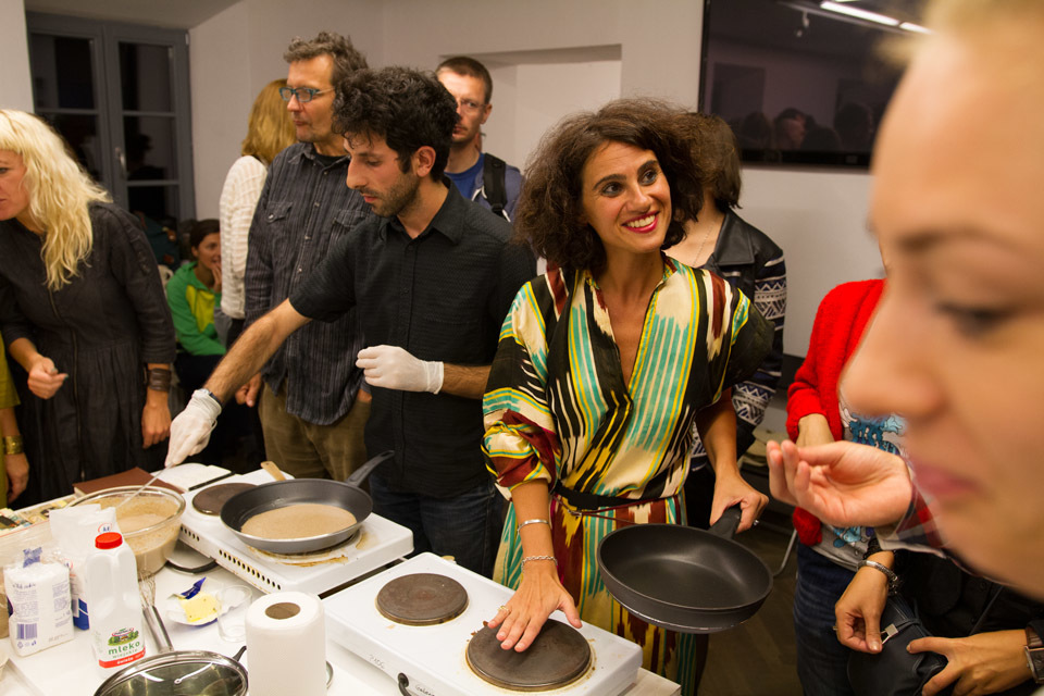Nini Palavandishvili & Data Chigholashvili  GeoAIR_projekt Międzynarodowa noc jedzenia
