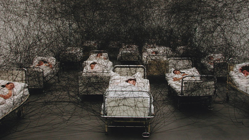 “During Sleep”, 2002, Kunstmuseum Luzern, Szwajcaria, fot. Sunhi Mang