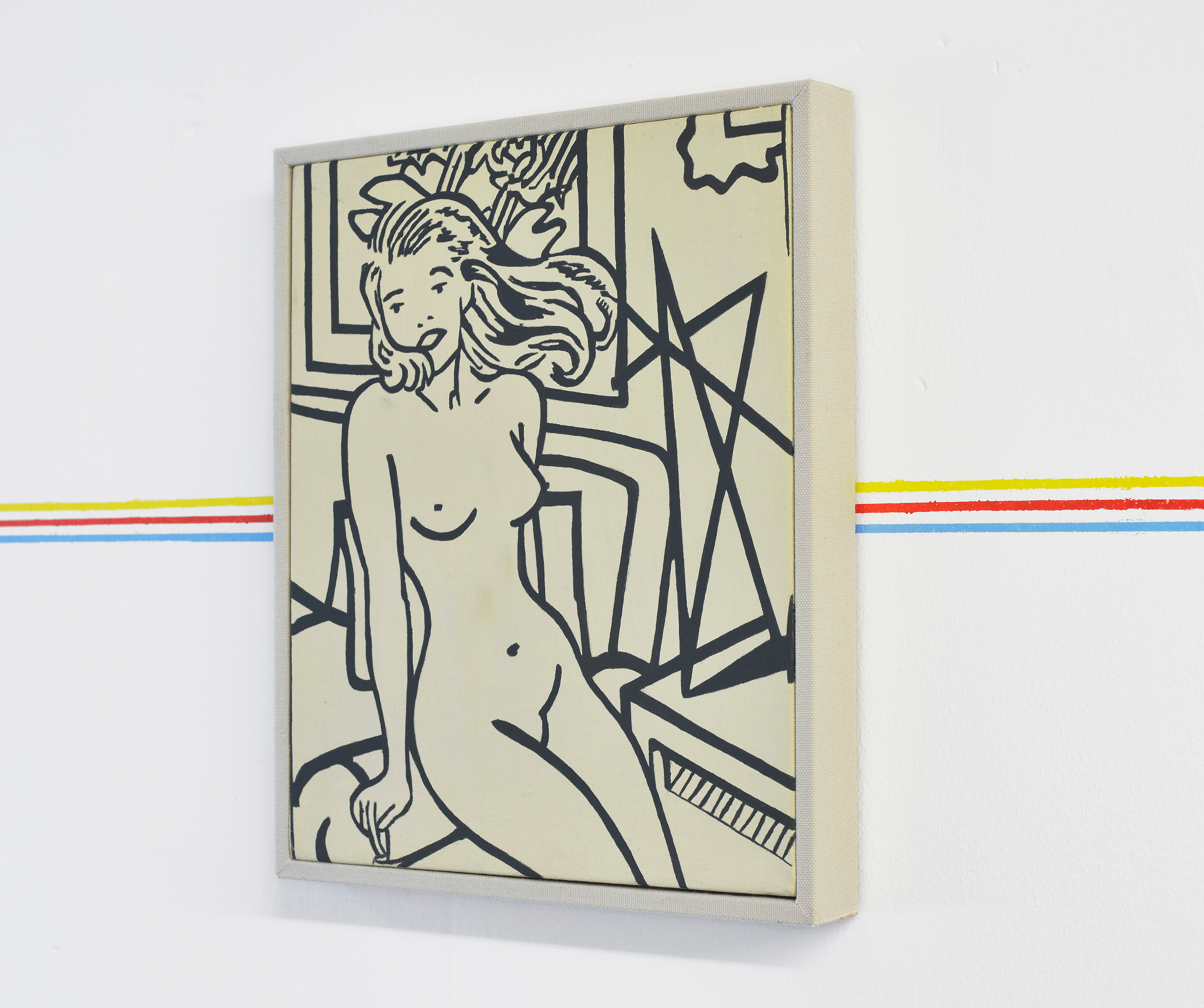 Michelle Rawlings, Bez tytułu, 2015, olej na płótnie lnianym, 33 x 28 cm