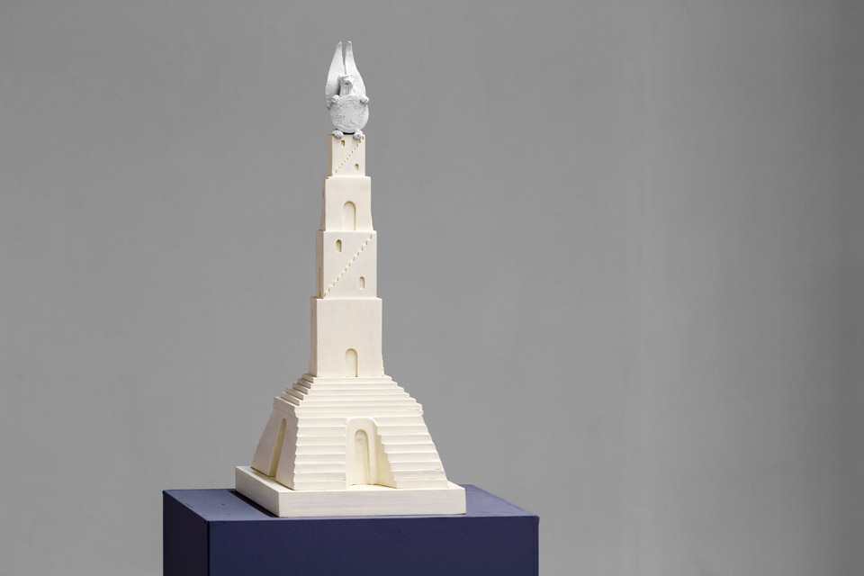 Małgorzata Niedzielko  Wieża Babel, 2015 rekonstrukcja modelu pomnika ku czci Ludwika Zamenhofa zaprojektowanego przez Abrahama Ostrzegę 