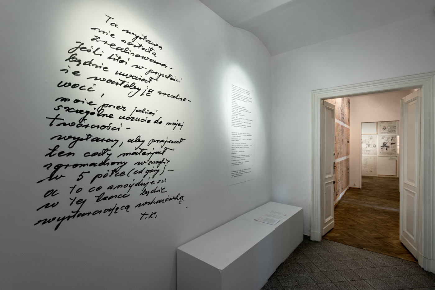 Tadeusz Kantor, Brudnopisy, widok wystawy, Galeria Foksal 2015
