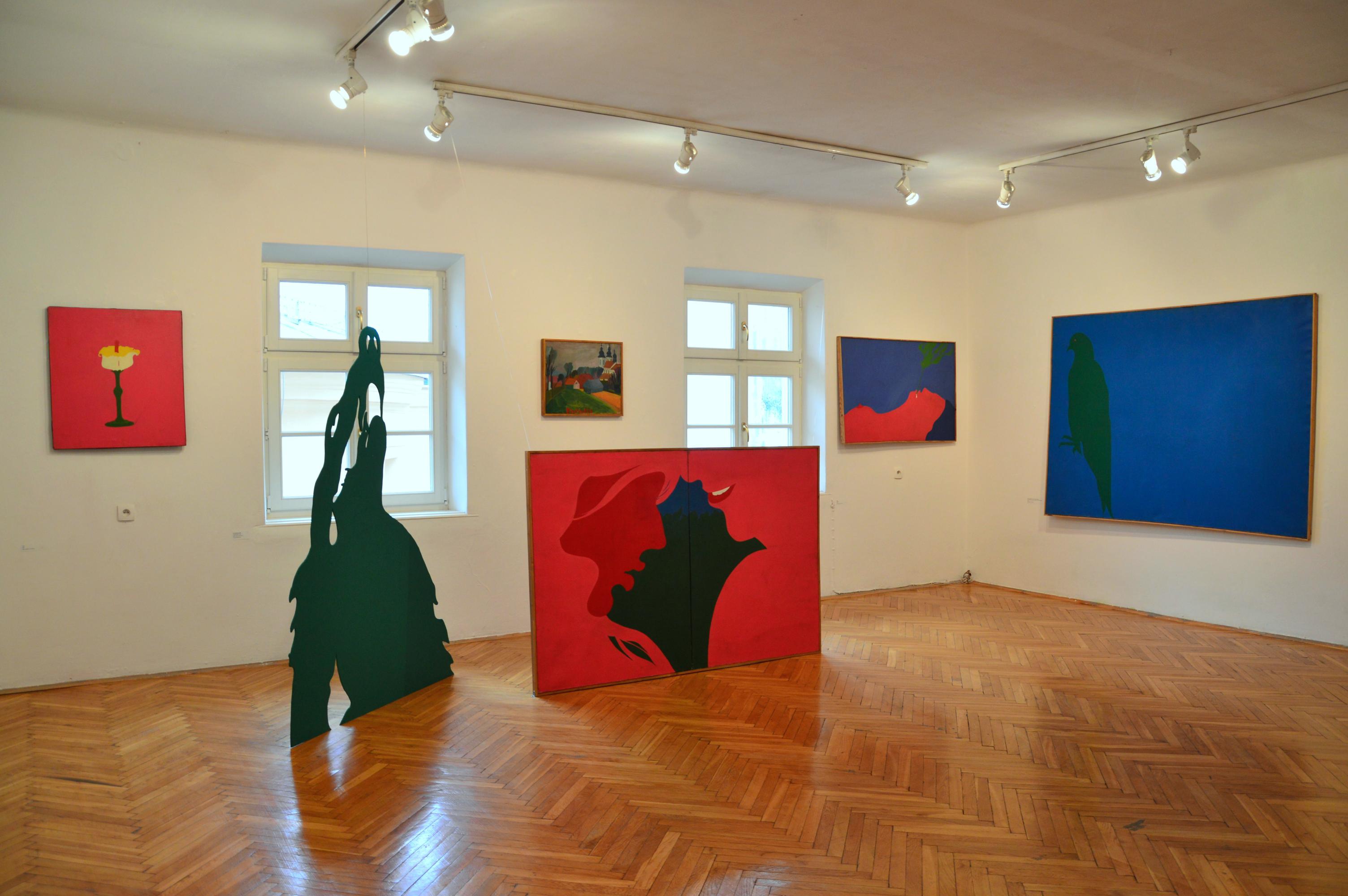 Jurry Zieliński Paradis widok wystawy w Galerii Zderzak, Kraków
