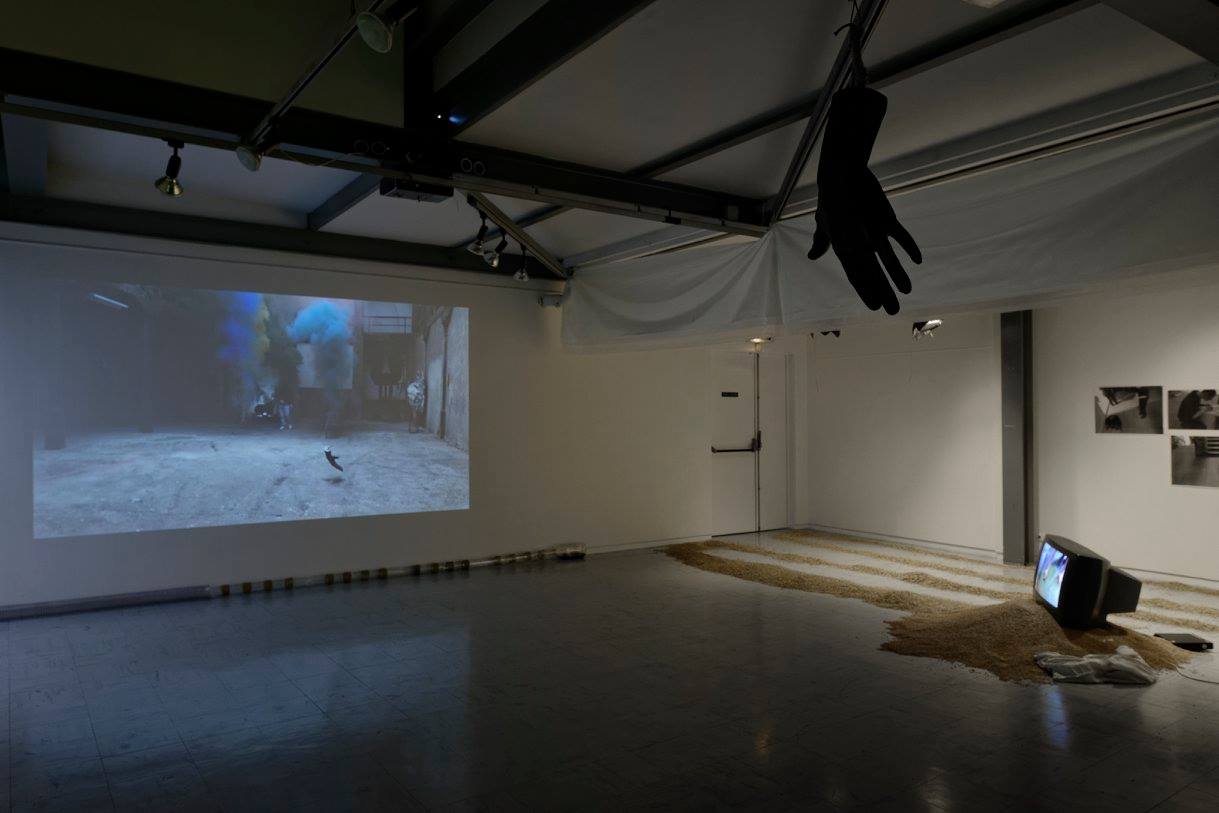 Michał Łagowski, Dobrodziejstwa dyskursu, 2011 z wystawy Je brûle Paris! w Cité internationale des Arts w Paryżu, fot. Aurelien Mole