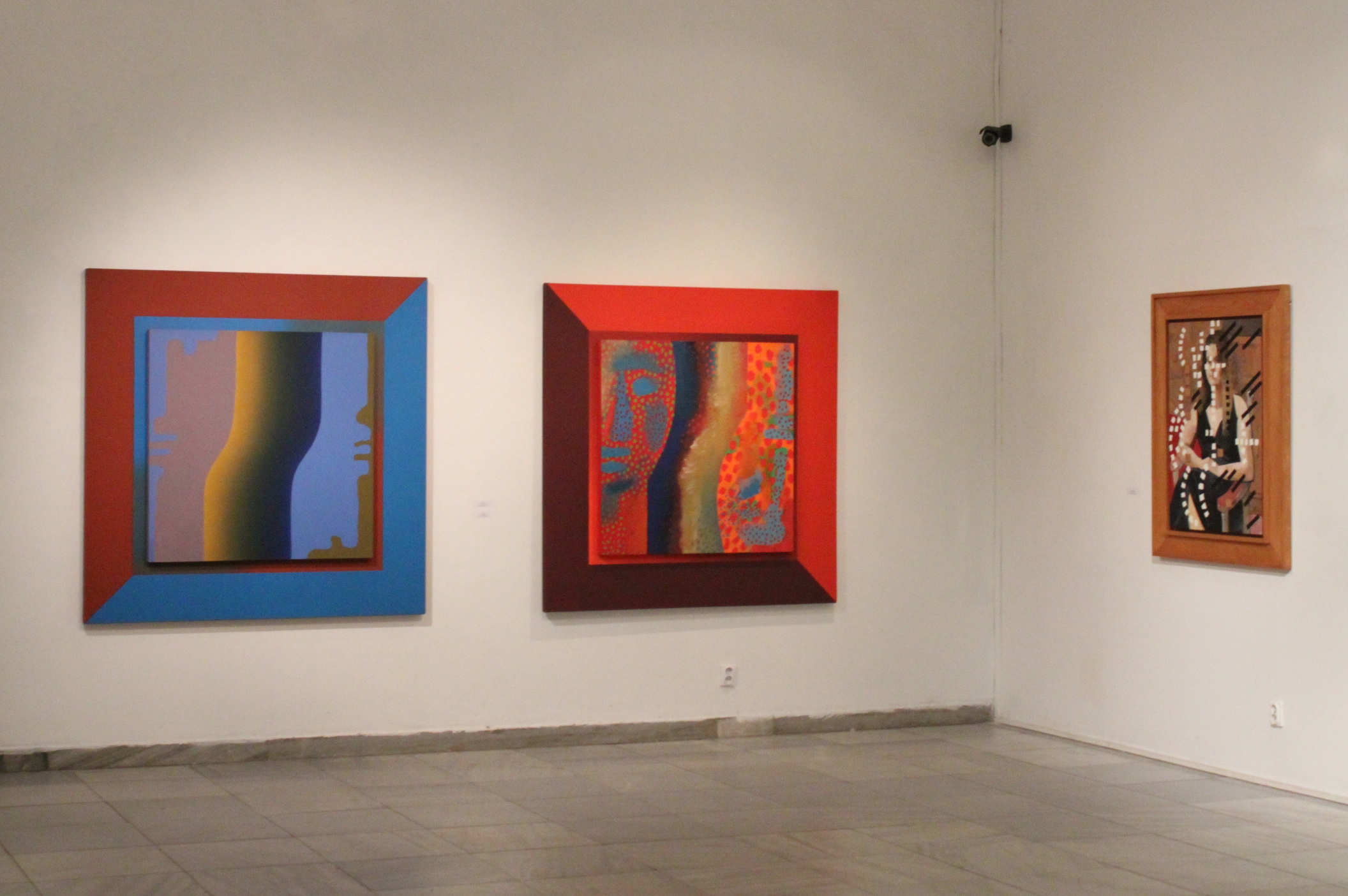 Wojciech Fangor w Galerii DAP, widok wystawy