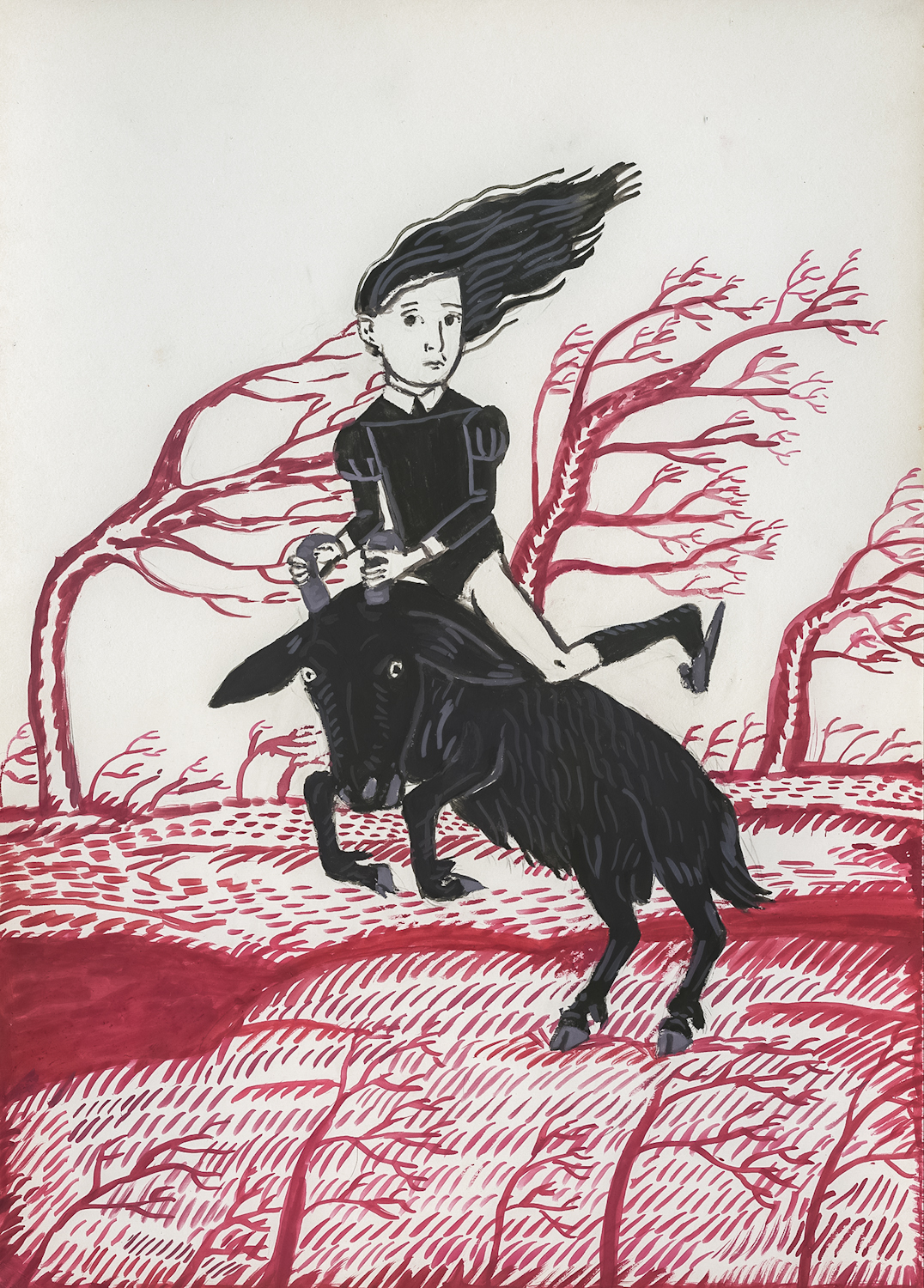 Aleksandra Waliszewska, Bez tytułu, 35 x 25 cm, technika mieszana na kartonie, 2012-2014 dzięki uprzejmości artystki i LETO, Warszawa Aleksandra Waliszewska, Bez tytułu, 35 x 25 cm, technika mieszana na kartonie, 2012-2014 dzięki uprzejmości artystki i LETO, Warszawa
