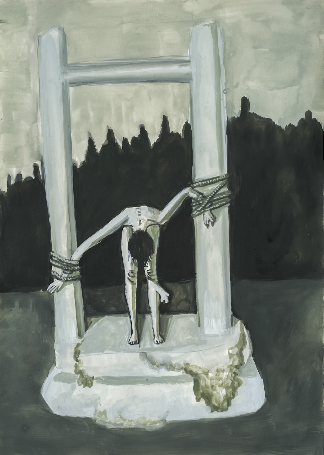 Aleksandra Waliszewska, Bez tytułu, 35 x 25 cm, technika mieszana na kartonie, 2012-2014 dzięki uprzejmości artystki i LETO, Warszawa Aleksandra Waliszewska, Bez tytułu, 35 x 25 cm, technika mieszana na kartonie, 2012-2014 dzięki uprzejmości artystki i LETO, Warszawa