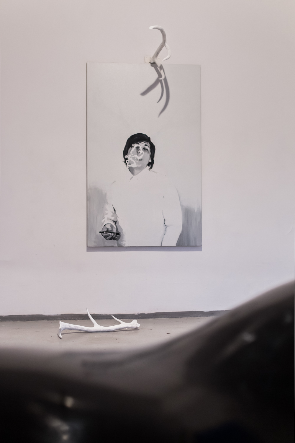 Dorota Hadrian, Pan Domu, akryl, 2013