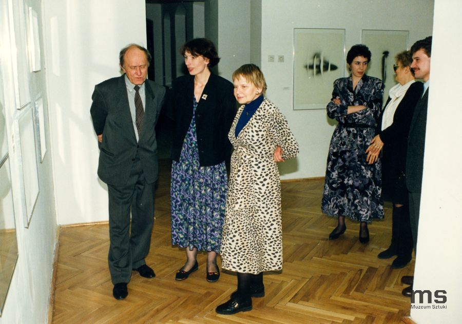 Od lewej: Stanislav Kolíbal, Anna Saciuk, Janina Ładnowska; pierwszy z prawej Cezary Pawlak