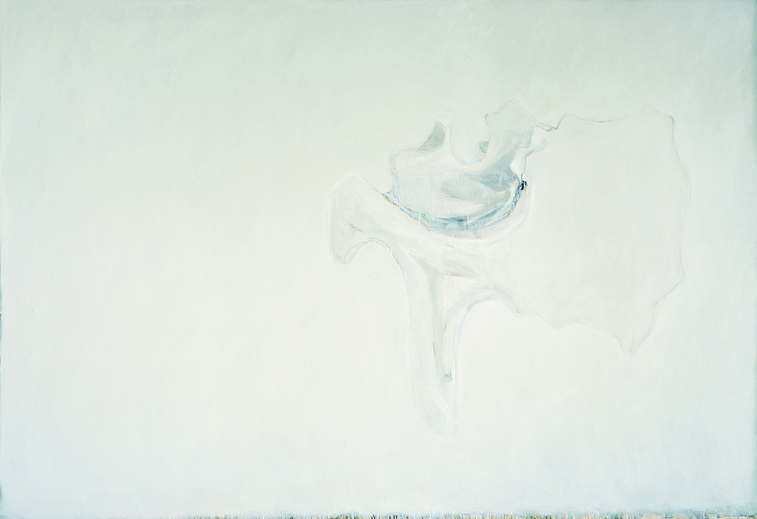 Sonia Rammer, Kość, olej, akryl na płótnie, 190 x 250 cm, 2005
