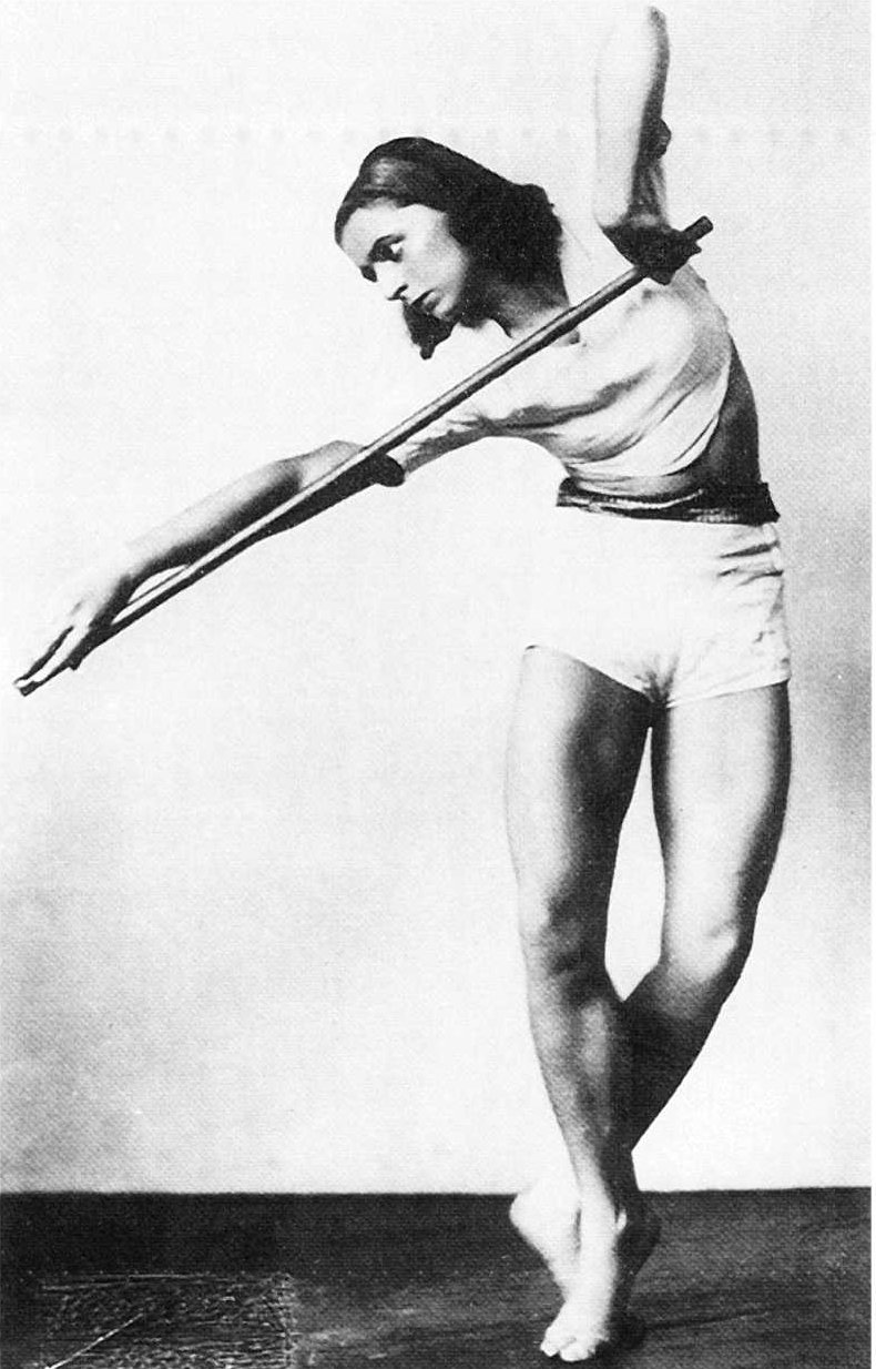 Rosalia Chladek, Taniec z drążkiem, 1930