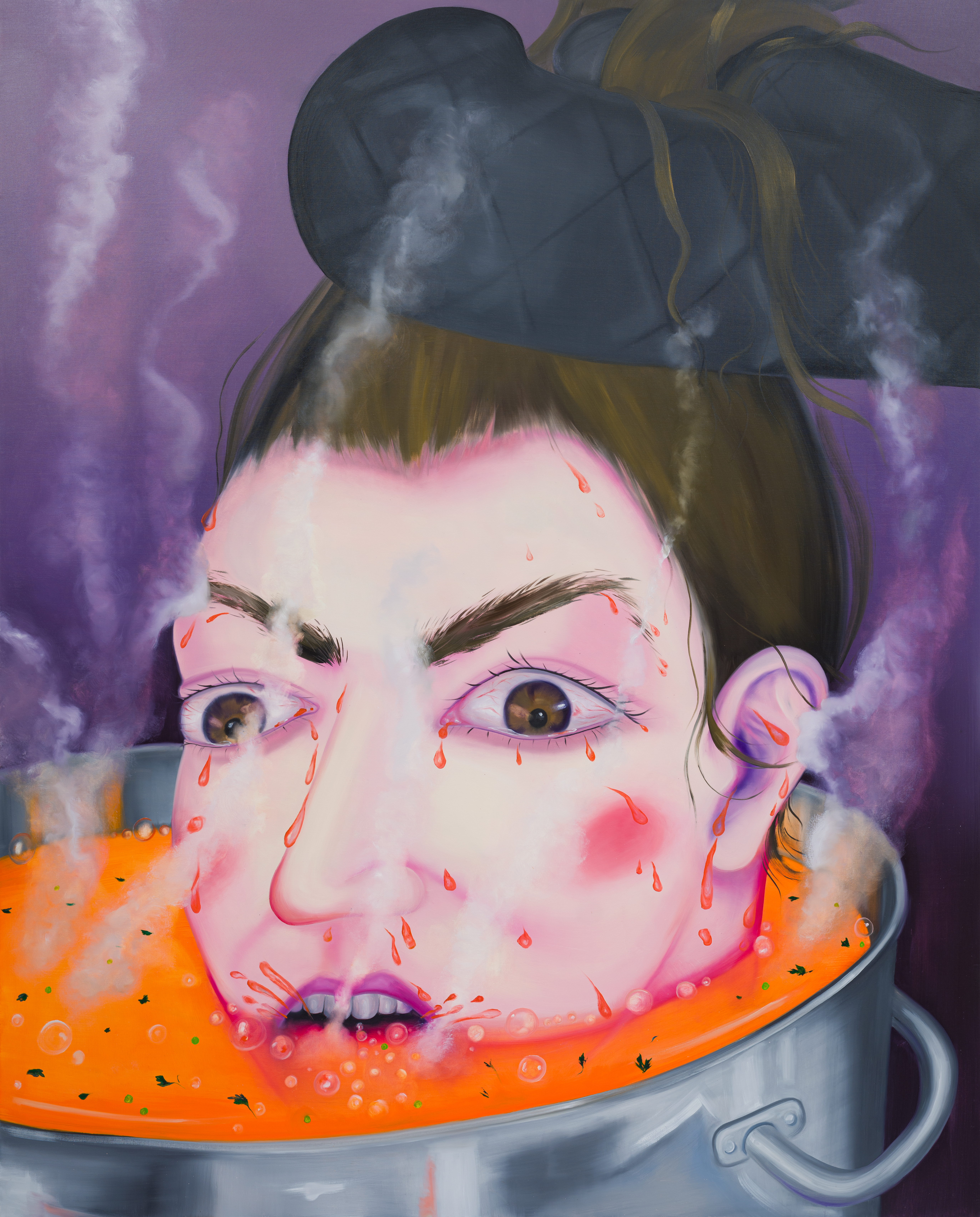 "Obiad" Karoliny Jabłońskiej w Fundacji Galerii Piana w Krakowie