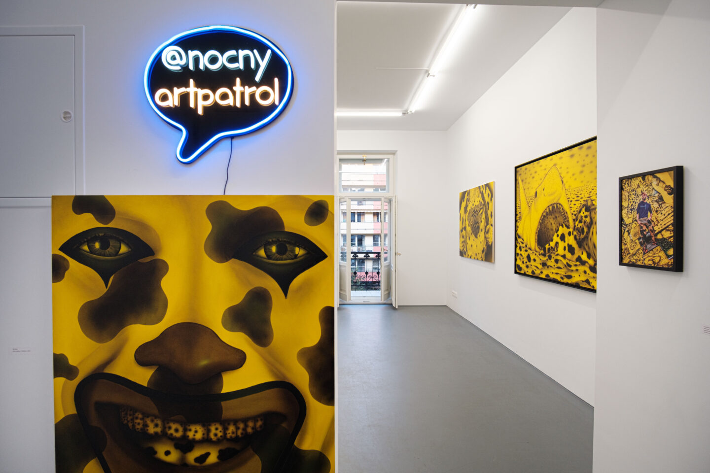 1) widok wystawy Dawid Czycz - Smells Like Teen Spirit, Galeria Nocny Art Patrol, fot. R. Korzeniowski