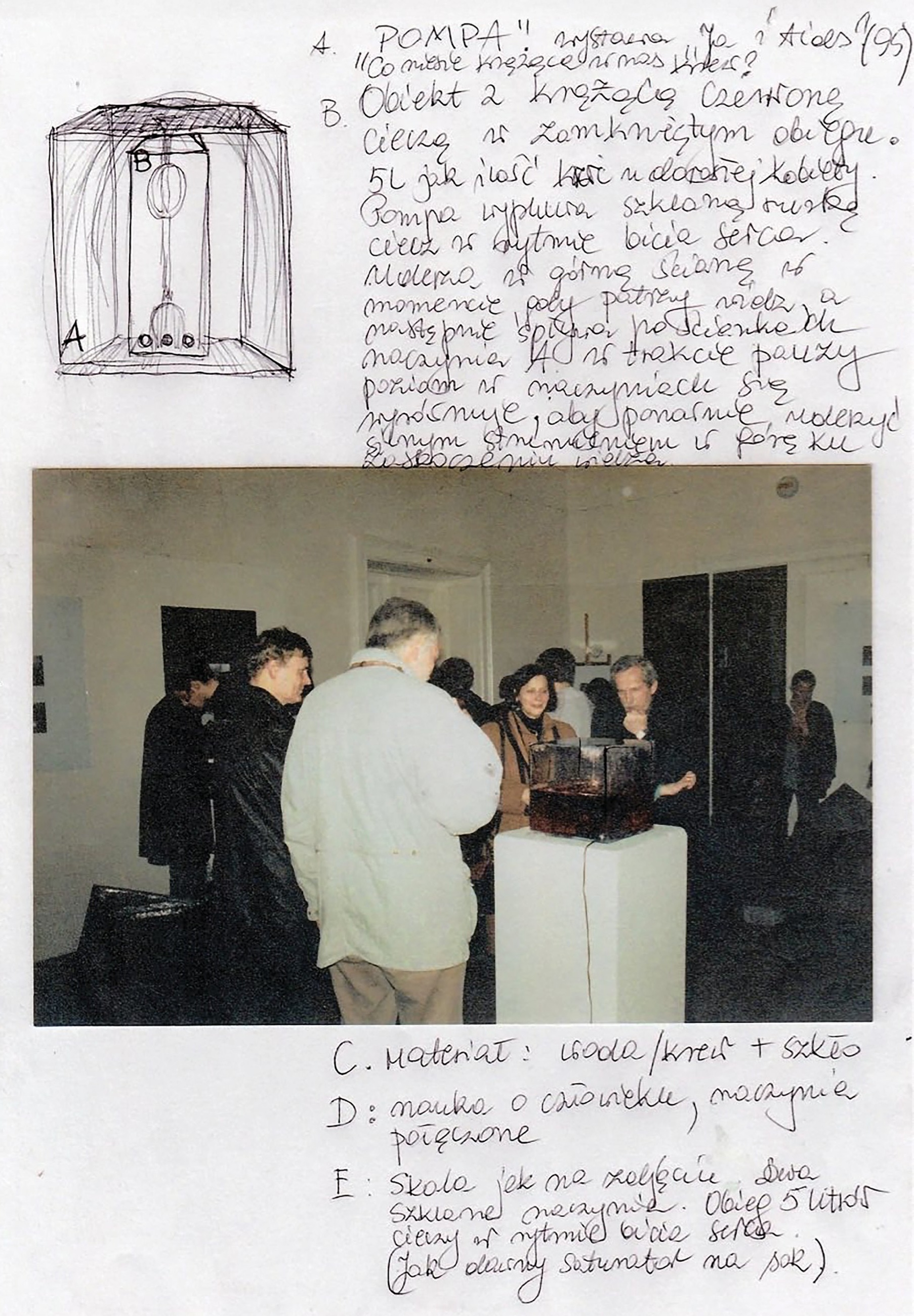 „Ja i AIDS (Pompa)”. Małgorzata Minchberg